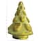 Hello Honey® 6" Matte Green & Gold Embossed Glass Tree
